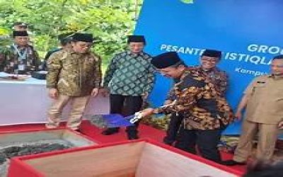 Peletakan Batu Pertama Pesantren Istiqlal Internasional, Kemenag Perkuat Peran Indonesia di Dunia Islam